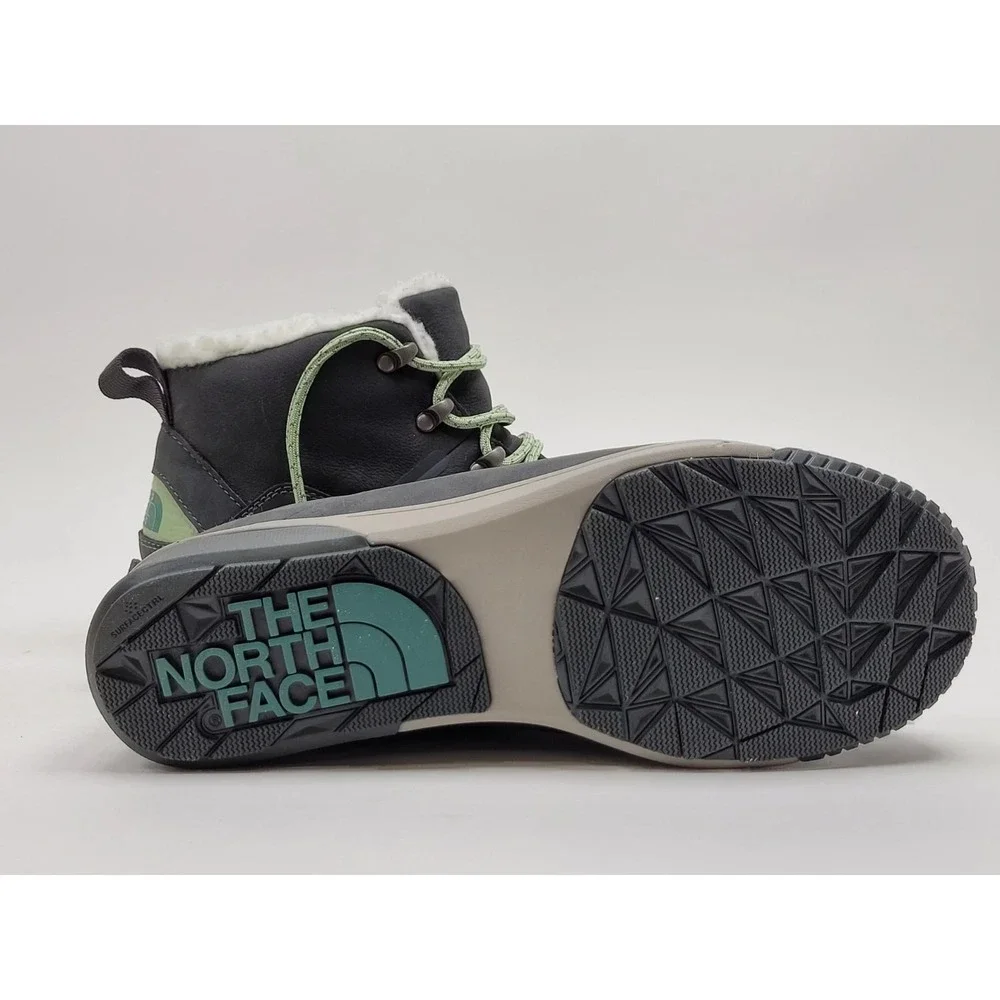 The North Face Sierra Winter Boots Womens Sz 7.5 Mid‎ Calf Waterproof Grey NEW